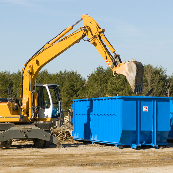 how many times can i have a residential dumpster rental emptied in Valle Vista CA